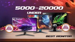 Top 5 Best Monitors Under 5000 to 20000 in Amazon Great Indian Sale 2024 [upl. by Corine]