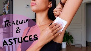 ROUTINE EPILATION A LA CIRE JAMBES MAILLOT AISSELLES [upl. by Breena748]