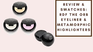 REVIEW amp SWATCHES RITUEL DE FILLE ORB EYELINER amp METAMORPHIC HIGHLIGHTS  Integrity Botanicals [upl. by Eisseb590]