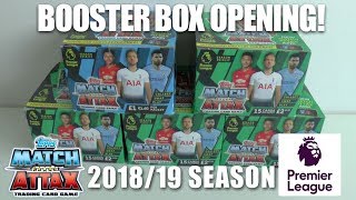 ⚽ ENTIRE DELUXE BOX OPENING   Match Attax 201819 Trading Cards ⚽ Topps [upl. by Imotas666]