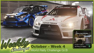 World Rally Challenge I Weekly Challenges I October  Week 4 I Gran Turismo 7 [upl. by Bedelia651]