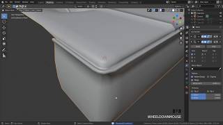 How To Extrude Roundly In Blender   Round Corners And Keep The Same Form  Couch Corners [upl. by Roshan]