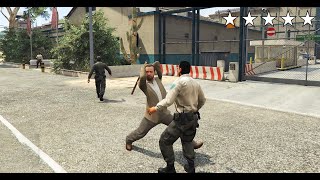 GTA 5  Daves FIVE STAR COP BATTLE AT BOLINGBROKE PENITENTIARY GTA V Funny Moment [upl. by Aramoiz]