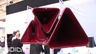 VOID Acoustics presents the new awesome TRIMOTION speaker Frankfurt MusikMesse 2013 [upl. by Norehc]