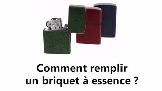 Comment remplir son briquet à essence [upl. by Danie]