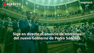 🔴 EN DIRECTO  Pedro Sánchez anuncia a sus ministros para el nuevo Gobierno [upl. by Annavaig]