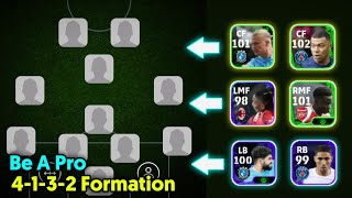 Be A Pro With 4132 Formation 🔥🐐  Best Formations In eFootball 2025 Mobile [upl. by Nedia]