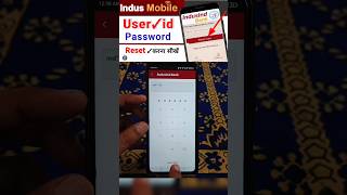 indusind net banking password resetindus Mobail banking password reset kyse kren shorts [upl. by Pollyanna]
