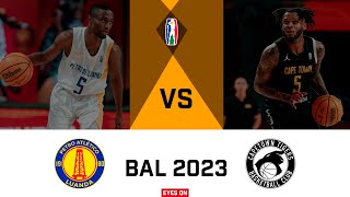 BAL 2023 Petro de Luanda vs Cape Town Tigers [upl. by Ykceb]