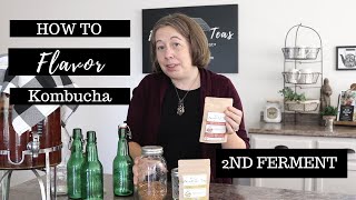 Flavoring Kombucha with Dried and Fresh Herbs 2nd Ferment [upl. by Knowland]