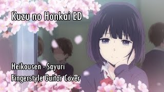 クズの本懐 Kuzu no Honkai ED Heikousen  Sayuri  Fingerstyle Guitar Cover [upl. by Leahci554]