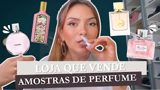 LOJA QUE VENDE AMOSTRAS DE PERFUMES ORIGINAIS  DECANTS [upl. by Nahtanha]