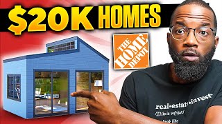 4 Homes You Can Buy at Home Depot for 25000 or Less [upl. by Nellaf621]