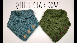 Quiet Star Cowl  Crochet Tutorial [upl. by Ebbie]