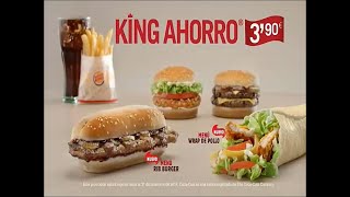 Spot King Ahorro 3 con 30 Burger King España [upl. by Sky]