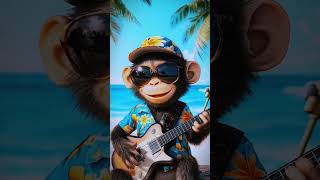 Monkey singing Banma fulyo phool remix nepali shortsvideo Banma fulyo phool [upl. by Pompea]