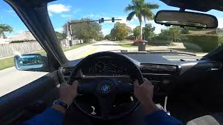 1991 Bmw 325i E30 Japanese Import POV Driving amp Acceleration [upl. by Anoynek]