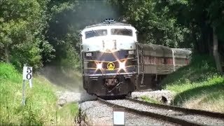 CVSR 800 BampO Alco MLW FPA4 through Cuyahoga Valley National Park [upl. by Hutchinson]