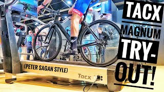 RIDE THE TACX MAGNUM LIKE PETER SAGAN  cycling [upl. by Charla591]