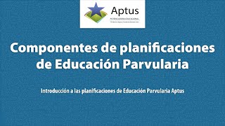 Componentes de planificaciones de Educación Parvularia [upl. by Gent155]