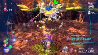 Pikmin 3  Furious Hornet Battle [upl. by Porush]