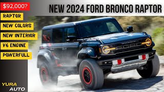 New 2024 Ford Bronco Raptor Specs Interior Code Orange [upl. by Anead]