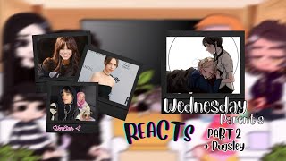 Wednesday amp Enids Parents reacts to their Actresses as their Future 💗WenClair🖤 PART 2 [upl. by Marvin314]