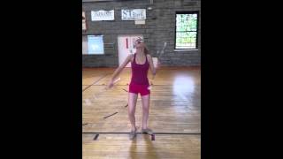 Baton twirling tutorial  3 baton trick [upl. by Allbee429]