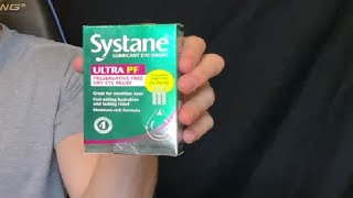 Systane Ultra Lubricant Eye Drops Review [upl. by Htbazile]