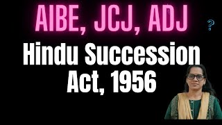 Hindu Succession Act 1956 by Kanchana Advocate [upl. by Vorfeld]