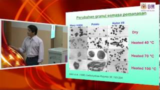 IMK421 Lecture 4 8th October 2012 — Starch Gelatinization Part 1 [upl. by Eadrahs]