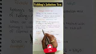 🧑‍🔬 Fehling solution Test 🔥🔥🔥 shorts neet iitjee jeemains boards viralshorts [upl. by Enelym]