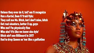 Nicki Minaj  Coco Chanel Lyrics on Screen [upl. by Shanan]