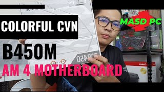 Unboxing COLORFUL CVN B450M Motherboard Macoy unboxing amd ryzen tutorial gaming [upl. by Eetse]