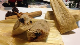 TAMALES DE CANELA Y PASAS RECETA DELICIOSA [upl. by Adrianna]