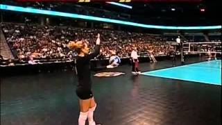 Texas vs Minn 2009 Volleyball Set 1 Part 1 [upl. by Marice]