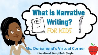 ✏️ What is Narrative Writing  Narrative Writing for Kids 1st amp 2nd Grade [upl. by Munmro144]