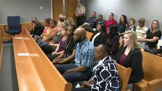 Tiffany Moss reacts as jury recommends death penalty [upl. by Armillda]