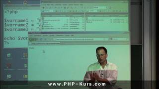 Lösung zur Aufgabe mit Variablen in PHP [upl. by Noitna]