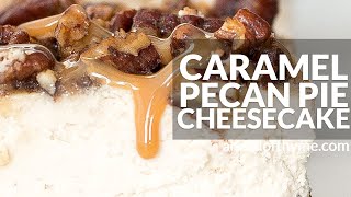 Caramel Pecan Pie Cheesecake Bars [upl. by Iznek780]