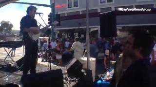 VIDEO Sun Kings Beatles tribute band  the ParkStreet Art amp Wine Faire in Alameda ShopParkStree [upl. by Mauralia38]