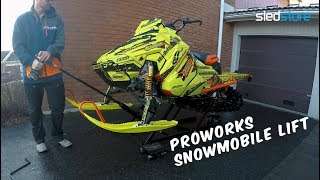 ProWorks Snowmobile Lift  Sledstore [upl. by Gaal]