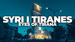 SYRI I TIRANES  EYES OF TIRANA TOWER  4K DRONE VIDEO TIRANA 2021 [upl. by Okiram]