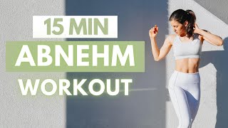 15 MIN ABNEHM Workout für Zuhause  Wohnzimmer Ganzkörper Workout  Tina Halder [upl. by Ark33]