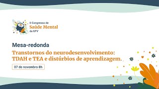 II Congresso de Saúde Mental da UFV  Mesa Redonda 071124 Manhã [upl. by Shem]