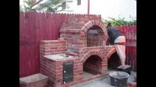 Gratar de gradina din caramida  ziua 5  Brick BBQ  day 5 [upl. by Mendel267]