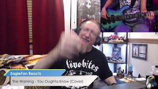 EagleFan Reacts to You Oughta Know Cover by The Warning  Great Cover [upl. by Ococ]