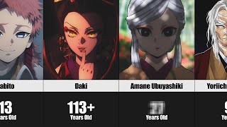 Age of Death of Demon Slayer Characters [upl. by Bedell111]