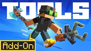 30 USEFUL TOOLS ADDON Improves your Minecraft Bedrock Edition Survival Experience [upl. by Hobey]