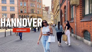 🇩🇪 Hannover Germany Walking Tour  4K 60fps HDR [upl. by Ecinrev]